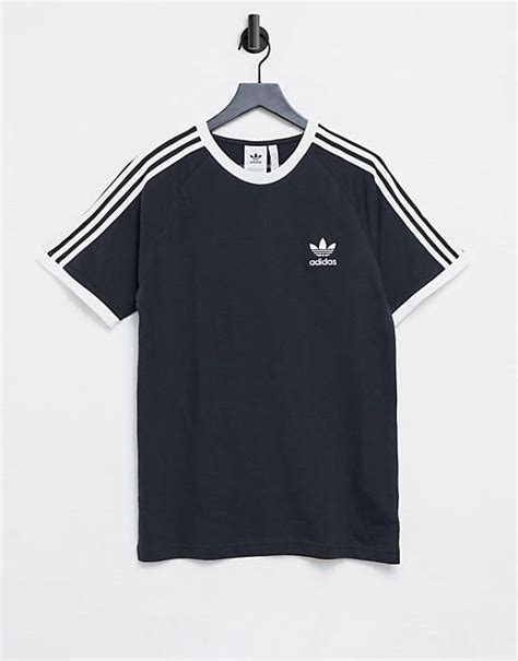 adidas originals adicolor schwarzes t-shirt mit drei streifen|Adidas DFB Adicolor Classics 3.